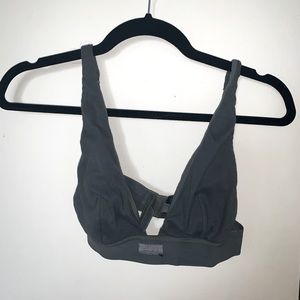 Skims Cotton Plunge Bralette